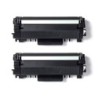 Toner brother tn2420twin para dcp-l2510/ 2530 / 2550 / hl-l2375 negro 3000 paginas pack 2 unidades