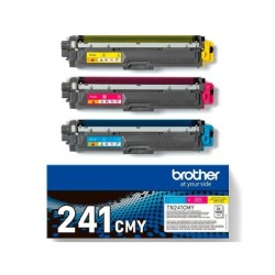 Toner brother tn241cmy hl3140 / 3170 / 3150 / dcp9020 / mfc9140 / 9330 / 9340 cian magenta yellow 1500 paginas