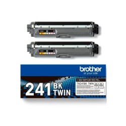 Toner brother tn241bktwin hl3140 / 3170 / 3150 / dcp9020 / mfc9140 / 9330 / 9340 negro 2500 paginas pack