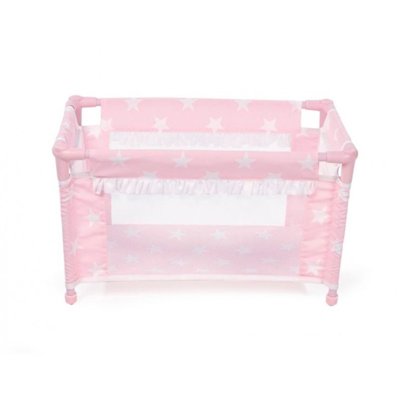 Cuna de viaje carlota color rosa 530x320x320 mm Cuna de viaje carlota color rosa 530x320x320 mm