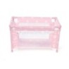 Cuna de viaje carlota color rosa 530x320x320 mm