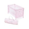 Cuna de viaje carlota color rosa 530x320x320 mm