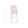Trona con bandeja carlota color rosa 330x260x600 mm