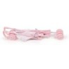 Silla pequeña de paseo para muñecas carlota color rosa 550x270x410 mm