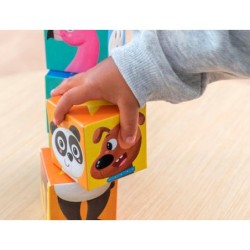 Puzle goula cubos de carton apilables match&mix 6 piezas