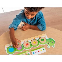 Juego goula didactico la oruga oli formas y colores