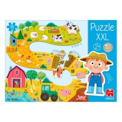 Puzle goula xxl granja 18 piezas