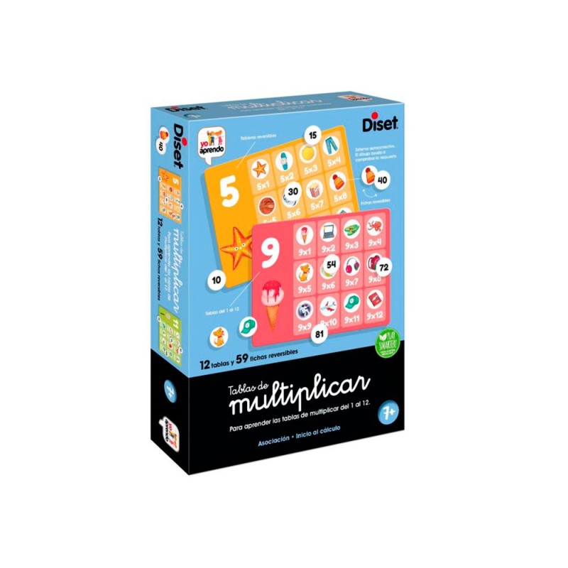 Juego diset de mesa tablas de multiplicar Juego diset de mesa tablas de multiplicar