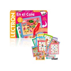 Juego diset didactico lectron en el cole
