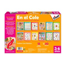 Juego diset didactico lectron en el cole