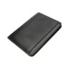 Carpeta portafolios cremallera con bolsa para movil y tarjetero color negro 260x355 mm