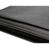 Carpeta portafolios cremallera con bolsa para movil y tarjetero color negro 260x355 mm