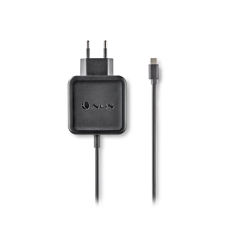 Cargador universal ngs de pared para portatil 45w tipo c 5v/9v/12v/15v-3a 20v/2,25a Cargador universal ngs de pared para portatil 45w tipo c 5v/9v/12v/15v-3a 20v/2,25a