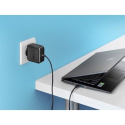 Cargador universal ngs de pared para portatil 45w tipo c 5v/9v/12v/15v-3a 20v/2,25a