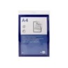 Marco porta anuncios liderpapel magnetico din a4 dorso adhesivo removible color azul