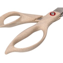 Tijera oficina liderpapel acero inoxidable mango eco material 8\ 21,5 cm en blister