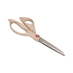 Tijera oficina liderpapel acero inoxidable mango eco material 8\ 21,5 cm en blister