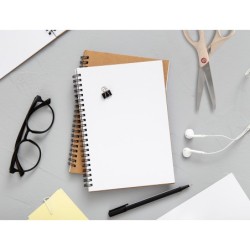 Tijera oficina liderpapel acero inoxidable mango eco material 8\ 21,5 cm en blister
