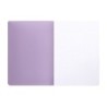 Libreta liderpapel 360 tapa de plastico a5 48 hojas 90g/m2 cuadro 4 mm con margen colores pastel surtidos