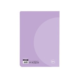 Libreta liderpapel 360 tapa de plastico a5 48 hojas 90g/m2 cuadro 4 mm con margen colores pastel surtidos