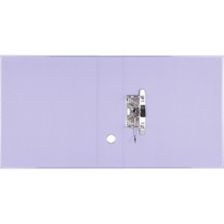 Archivador de palanca liderpapel a4 color system forrado sin rado lomo 80 mm lavanda compresor metalico