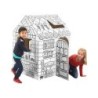 Casa de juego bankers box playhouse pasteleria para pintar fabricada en carton reciclado 1210x960x810 mm