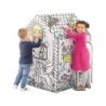 Casa de juego bankers box playhouse unicornio para pintar fabricada en carton reciclado 1210x960x810 mm