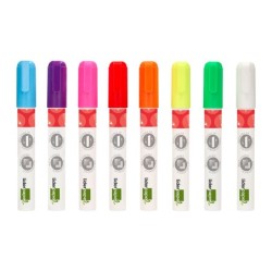 Rotulador liderpapel tiza liquida punta redonda trazo 6 mm caja de 8 unidades colores surtidos