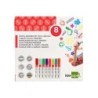 Rotulador liderpapel tiza liquida punta redonda trazo 6 mm caja de 8 unidades colores surtidos