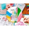 Rotulador sharpie permanente s-note punta biselada trazo 1,2 /3,87 mm blister 4 unidades colores surtidos