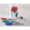 Rotulador sharpie permanente fino blister 4 unidades colores estandar surtidos