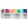 Rotulador sharpie permanente fino blister 24 unidades colores surtidos