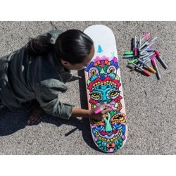 Rotulador sharpie permanente fino blister 24 unidades colores surtidos