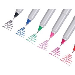 Rotulador sharpie permanente ultrafino blister 12 unidades colores surtidos