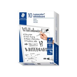 Rotulador staedtler lumocolor 351 para pizarra blanca punta redonda 2 mm recargable color negro