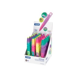 Portaminas milan compact sunset 0,7 mm con goma de borrar colores surtidos