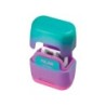 Sacapuntas milan compact sunset plastico 2 usos colores surtidos