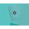 Cuaderno espiral a4 micro antartik tapa forrada 120h 90 gr liso 5 bandas 4 taladros color menta