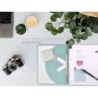 Cuaderno espiral a4 micro antartik tapa forrada 120h 90 gr liso 5 bandas 4 taladros color menta