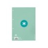 Recambio a4 antartik 80 hojas 90g/m2 cuadro 5 mm 4 taladros 1 banda marco color menta