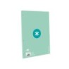 Recambio a4 antartik 80 hojas 90g/m2 cuadro 5 mm 4 taladros 1 banda marco color menta