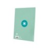 Recambio a4 antartik 80 hojas 90g/m2 cuadro 5 mm 4 taladros 1 banda marco color menta