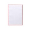 Recambio a4 antartik 80 hojas 90g/m2 cuadro 5 mm 4 taladros 1 banda marco color rosa