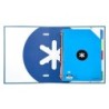 Carpeta con recambio antartik a4 cuadro 5mm forrada 4 anillas 40mm redondas con solapa color azul marino