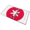 Carpeta con recambio antartik a4 cuadro 5mm forrada 4 anillas 25mm redondas color frambuesa