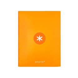 Carpeta antartik a4 forrada 4 anillas 25 mm redondas color mostaza