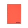 Cuaderno espiral liderpapel a4 wonder tapa plastico 80h 90gr cuadro 5mm con margen colores surtidos