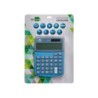 Calculadora liderpapel sobreme sa xf28 12 digitos dos lineas coste venta margen y tasas solar y pilas azul 155x115x25 mm