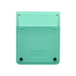 Calculadora liderpapel sobremesa xf24 10 digitos solar y pilas color verde 127x105x24 mm