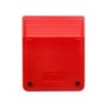Calculadora liderpapel sobremesa xf22 10 digitos solar y pilas color rojo 127x105x24 mm